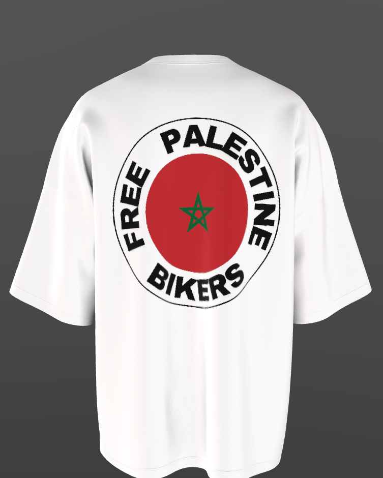 FREE PALESTINE BIKERS | T-SHIRT