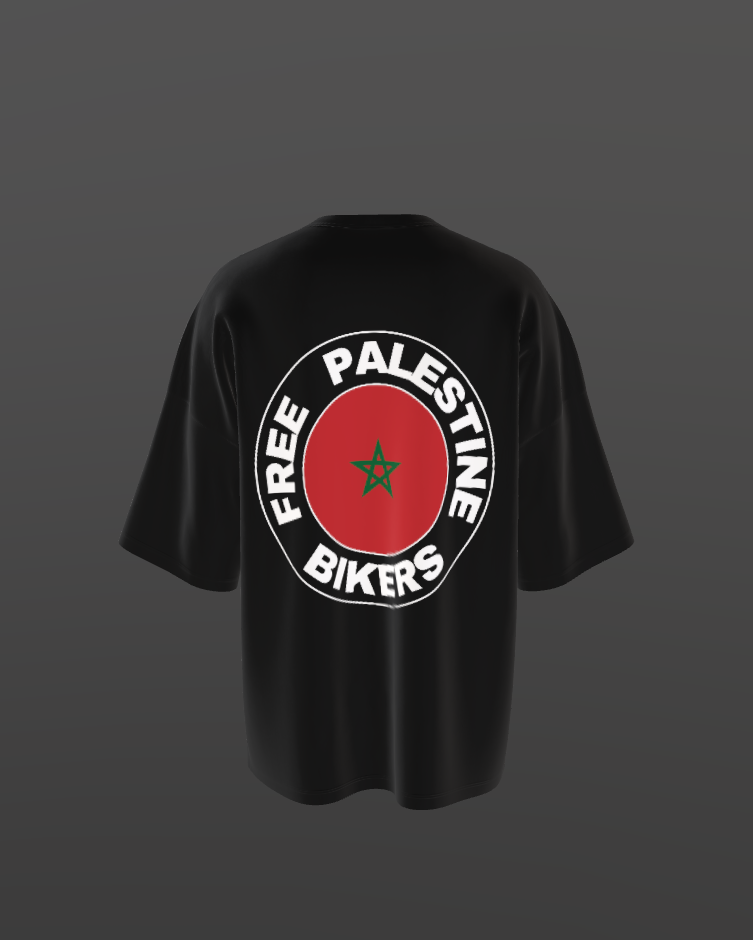 FREE PALESTINE BIKERS | T-SHIRT