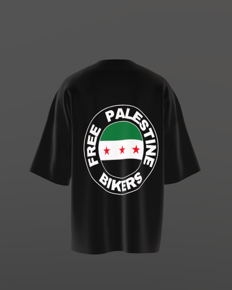 FREE PALESTINE BIKERS | T-SHIRT
