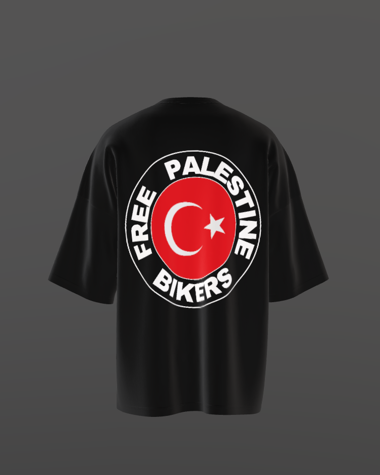FREE PALESTINE BIKERS | T-SHIRT